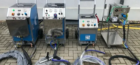 Trockeneisstrahl-Anlagen Deckert DC 280 und DC 480 – zum Trockeneisstrahlen sind wir Ihr richtiger Partner
