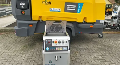 Set-Angebot von GSK: Trockeneisstrahlgerät und Baukompressor 11 Kubikmeter mit NK-WA-PD Feinfilter ZTV-SIB, Abgasstufe 5
