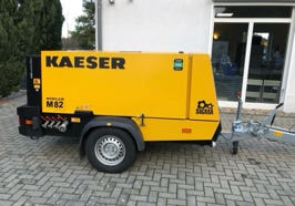 Baukompressor Kaeser M82 der Kompressor von GSK Baumaschinen 